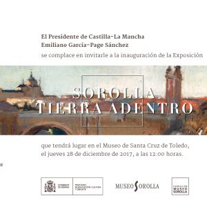 EXPOSICIÓN: “SOROLLA TIERRA ADENTRO”