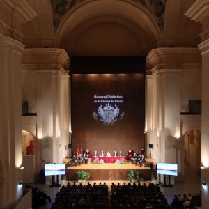 oledo, el día de su patrón, “puede sentirse orgullosa de ser una ciudad que avanza, crece y mira al futuro con optimismo”