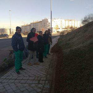 a limpieza y desbroce en el Polígono llega a Vía Tarpeya y continúa en Río Mesa en respuesta a una demanda vecinal