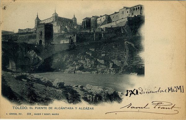 CÁNOVAS_804-Toledo - El puente de Alcántara y Alcázar