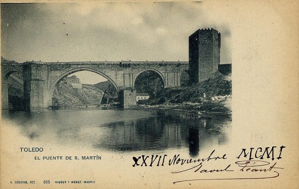 CÁNOVAS_805-Toledo - El puente de S. Martín