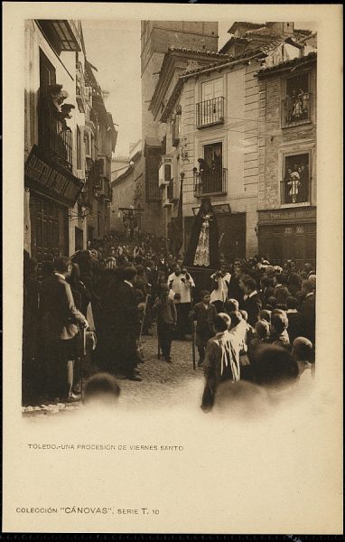 CÁNOVAS_T-10-Toledo - Una procesión de Viernes Santo