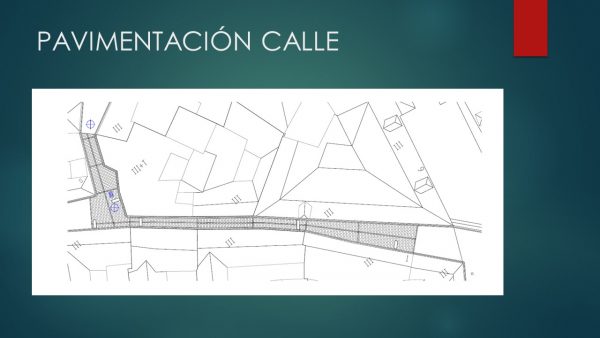 Pavimentación calle