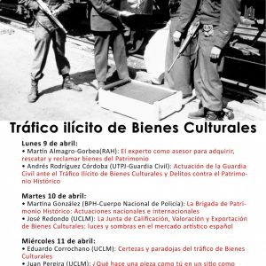 SEMINARIO: TRÁFICO ILÍCITO DE BIENES CULTURALES