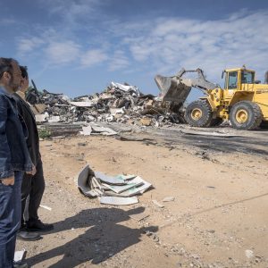 l Ayuntamiento lleva cabo el desmantelamiento de uno de los sectores chabolistas del Cerro de los Palos