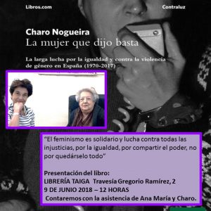 Presentación del libro “La mujer que dijo basta”