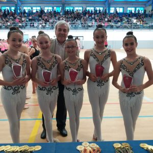 lausura de las Escuelas Municipales Deportivas de Gimnasia Rítmica, Fútbol-Sala, Patinaje y Esgrima