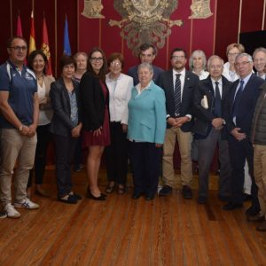 l Ayuntamiento recibe a la representación de la ciudad francesa de Agén cuando se cumplen 45 años del hermanamiento con Toledo