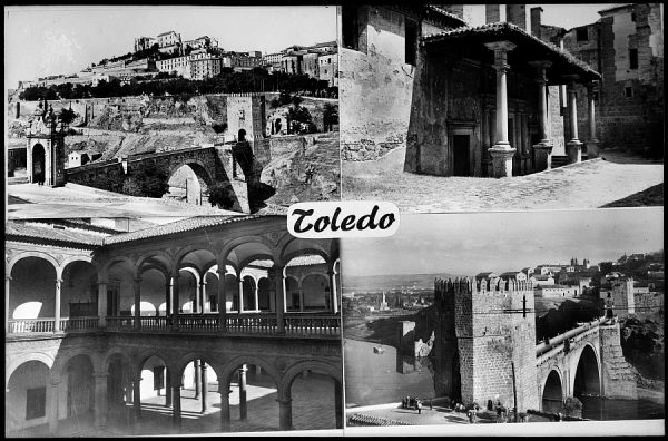 0521 - Conjunto de cuatro imágenes en miniatura de la ciudad de Toledo