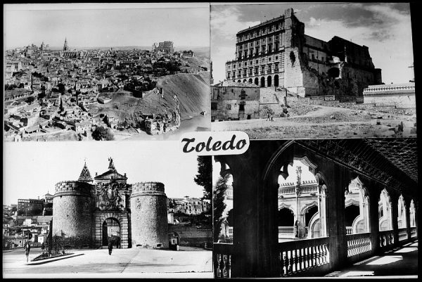0524 - Conjunto de cuatro imágenes en miniatura de la ciudad de Toledo