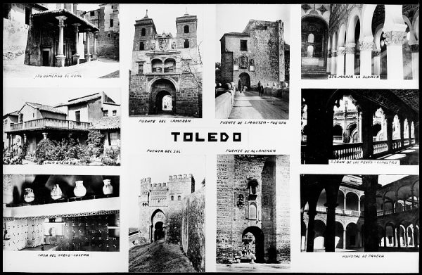 0552 - Conjunto de diez imágenes en miniatura de la ciudad de Toledo