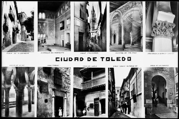 0553 - Conjunto de diez imágenes en miniatura de la ciudad de Toledo