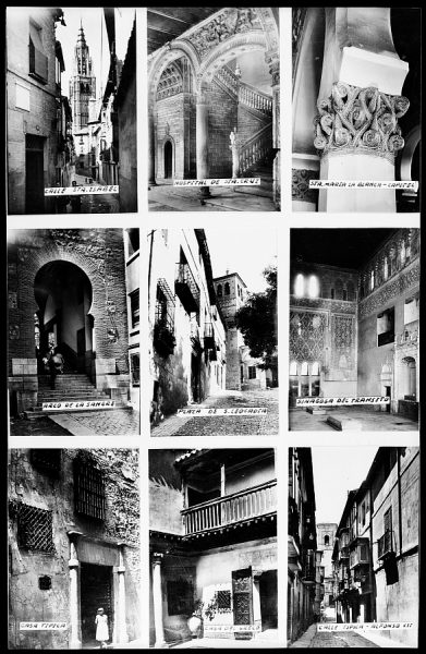 0554_1 - Conjunto de nueve imágenes en miniatura de la ciudad de Toledo
