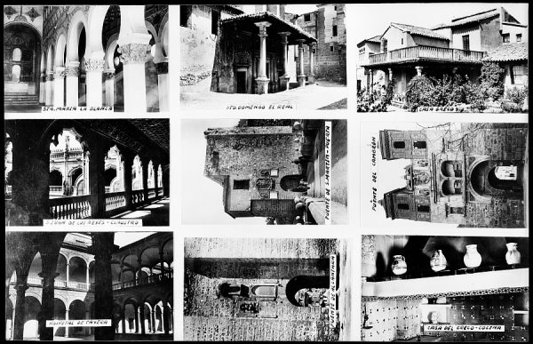 0554_3 - Conjunto de nueve imágenes en miniatura de la ciudad de Toledo