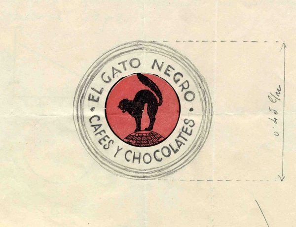 1929 - El Gato Negro - Calle de la Sillería - Cafés y chocolates del hijo de B. Escobar