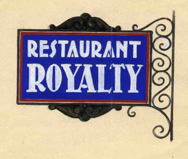 1929 - Restaurant Royalty - Calle de Barrio Rey 1 - Restaurante de Franciscco Félix Ruedas