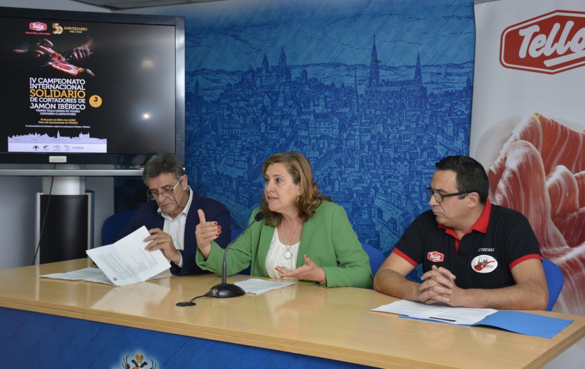 https://www.toledo.es/wp-content/uploads/2018/06/presentacion-campeonato-jamon-02-1200x758.jpg. Toledo acoge el 16 de junio una nueva edición del Campeonato Internacional Solidario de Cortadores de Jamón Ibérico