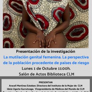 Presentación del informe: La mutilación genital femenina en Castilla -La Mancha