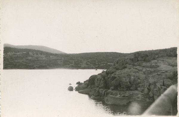 MMH-123-Obras en un pilar en el sifón del canal de aguas del Torcón_Septiembre de 1952