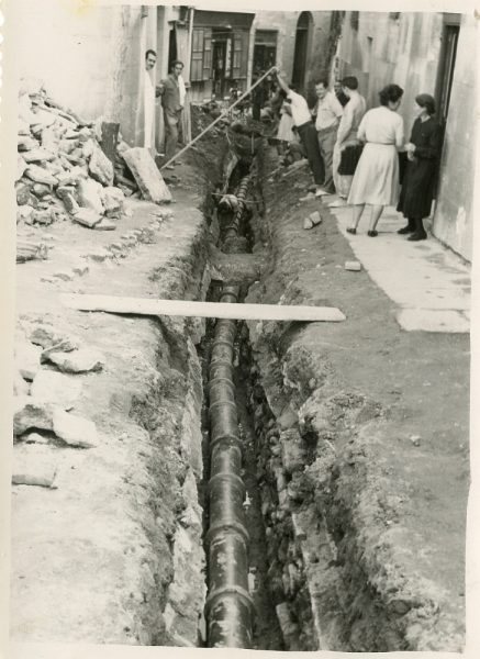 MMH-187-Obras de urbanización en la calle de Esteban Illán_1959 - Fot Celestino