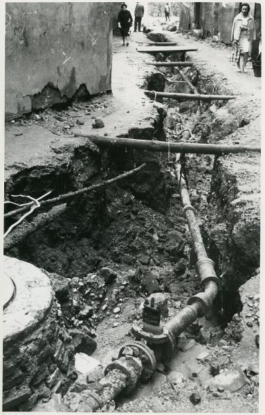 MMH-214-Obras de urbanización en la calle de la Merced_1959 - Fot Flores