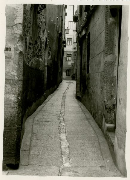 MMH-260-Obras de urbanización en la calle de la Lechuga o Bécquer_1960 - Fot Celestino