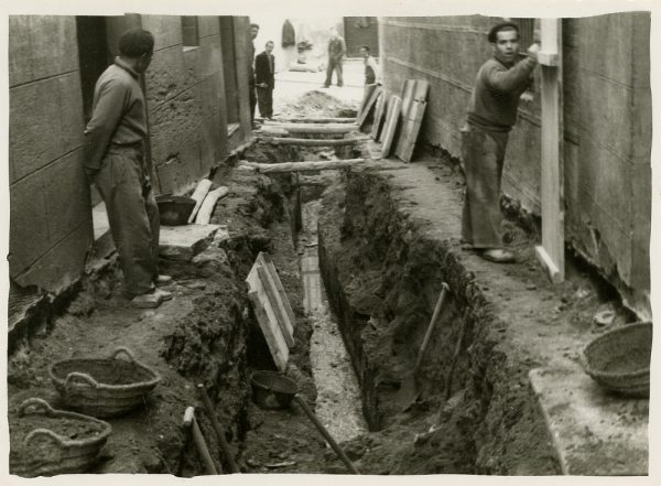 MMH-263-Obras de urbanización en la calle de San Ginés_1960 - Fot Celestino