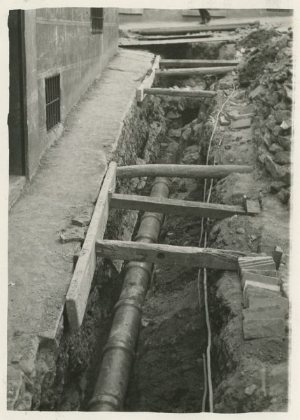 MMH-279-Obras de urbanización en la calle de la Granada_1960 - Fot Celestino