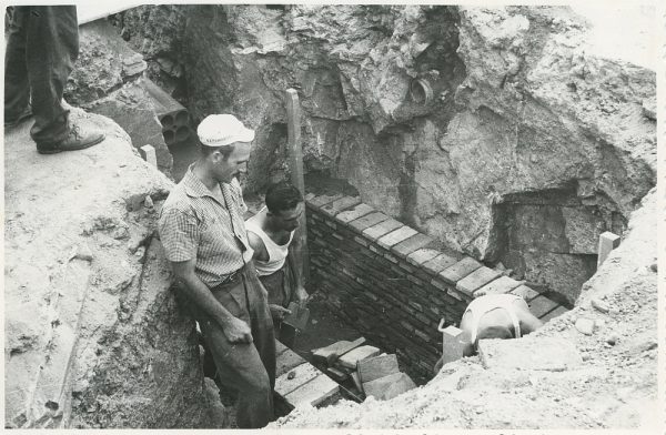 MMH-292-Obras de urbanización en la calle de Núñez de Arce_1960 - Fot Flores