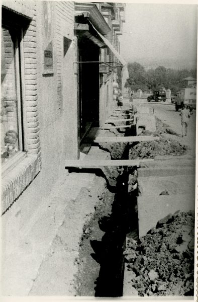 MMH-345-Obras de urbanización en la calle Venancio González_1960 - Fot Flores