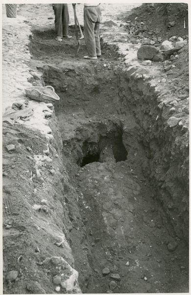 MMH-359-Obras de urbanización en la plaza de la Zarzuela_1960 - Fot Flores