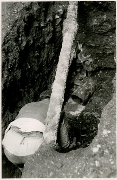 MMH-366-Obras de urbanización en la calle Juan Labrador_1960 - Fot Flores