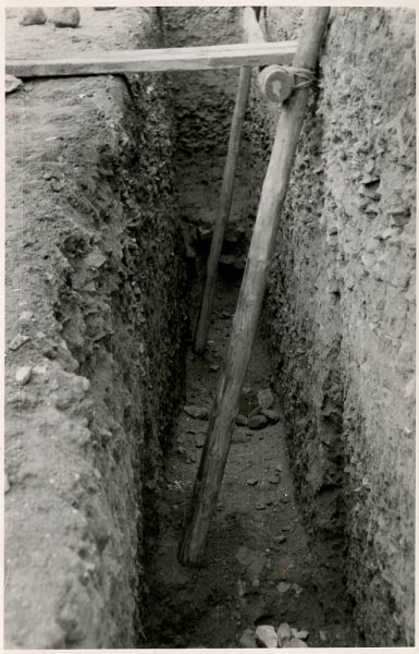 MMH-372-Obras de urbanización junto al tramo de murallas de la calle Gerardo Lobo_1960 - Fot Flores