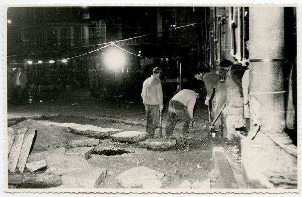 MMH-407-Obras de urbanización de la plaza de Zocodover_1961 - Fot Flores