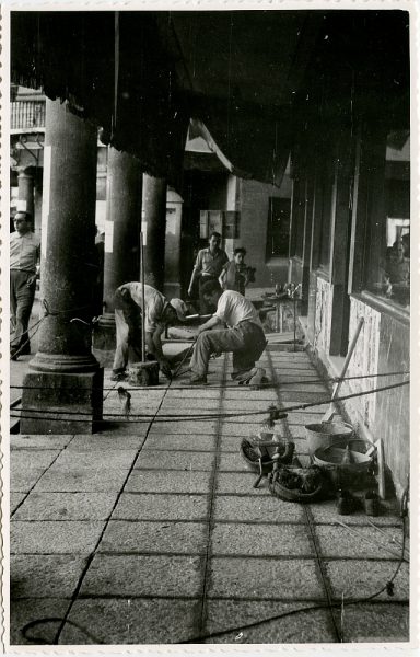 MMH-414-Obras de urbanización de la plaza de Zocodover_1961 - Fot Flores