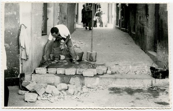 MMH-425-Obras de urbanización de la plaza de Zocodover_1961 - Fot Flores