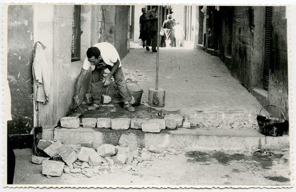 MMH-425-Obras de urbanización de la plaza de Zocodover_1961 - Fot Flores