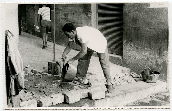 MMH-426-Obras de urbanización de la plaza de Zocodover_1961 - Fot Flores