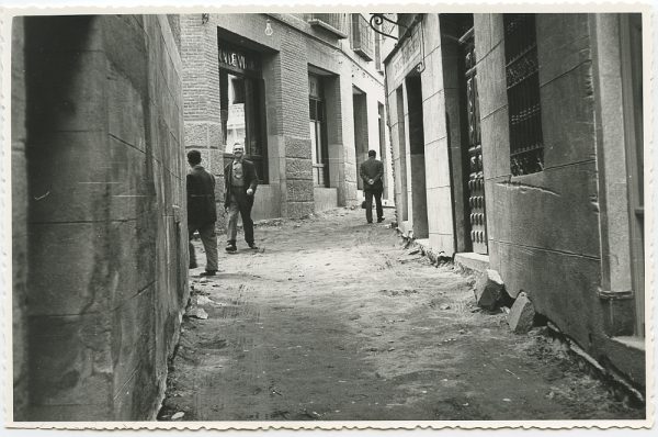 MMH-450-Obras de urbanización en la calle Sillería_1961 - Fot Flores