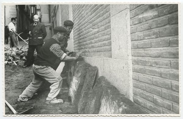 MMH-453-Obras de urbanización en la calle Sillería_1961 - Fot Flores