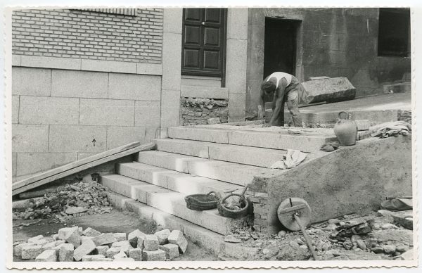 MMH-475-Obras de urbanización en el Corral de la Campana_1961 - Fot Flores