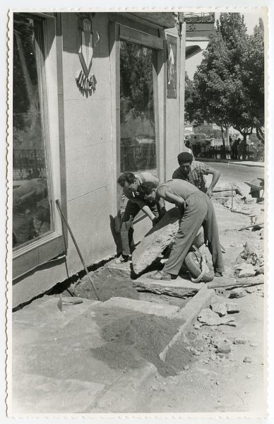 MMH-476-Obras de urbanización en el Corral de la Campana_1961 - Fot Flores