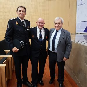 l Ayuntamiento reconoce la labor de Protección Civil y asiste al homenaje del Gobierno regional al jefe de la agrupación toledana
