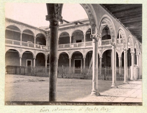 1751 - Toledo. Patio de Santa Cruz (Academia Militar)