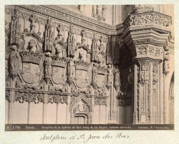 1778 - Toledo. Detalles de la Iglesia de San Juan de los Reyes, costado derecho
