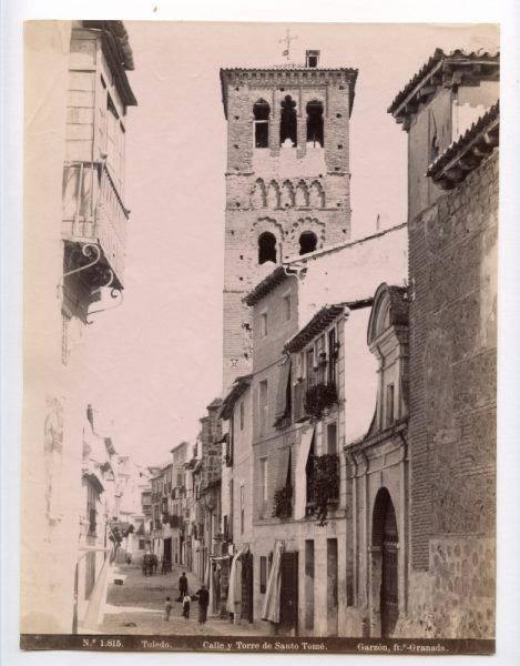 1815 - Toledo. Calle y Torre de Santo Tomé