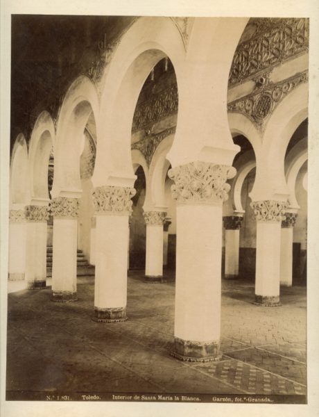 1831 - Toledo. Interior de Santa María la Blanca