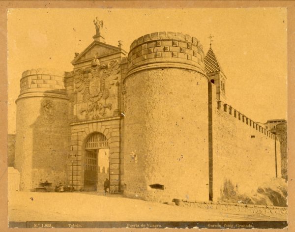1853 - Toledo. Puerta de Visagra [sic, Bisagra]