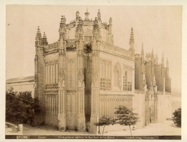 1875 - Toledo. Vista general exterior de San Juan de los Reyes