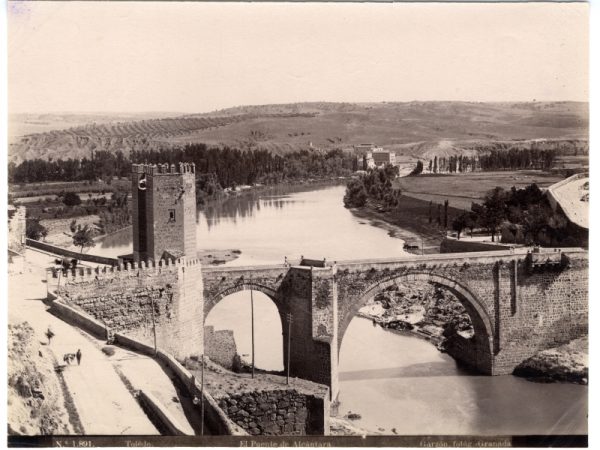 1891 - Toledo. El Puente de Alcántara